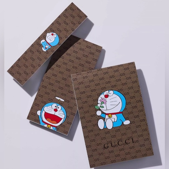 Auth Gucci x Doraemon Notepads Set - Picture 3 of 4